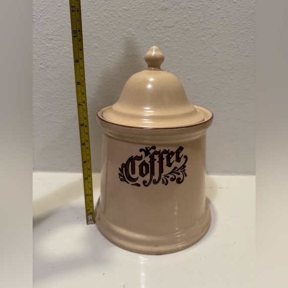 Vintage Village Pattern Pfaltzgraff Coffee Canister - Picture 8 of 11